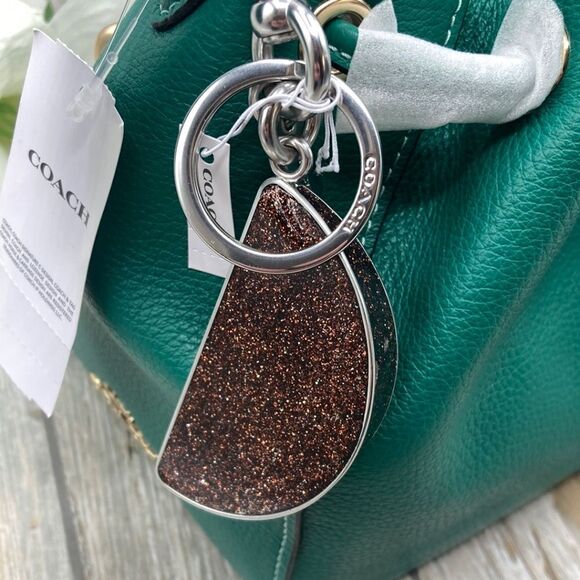 Coach Limited SET Shoulder & Crossbody Purse, Bag With Melon Slice Charm Leather - Picture 9 of 16